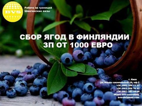 Работа на ферме в Финляндию, свободные вакансии!